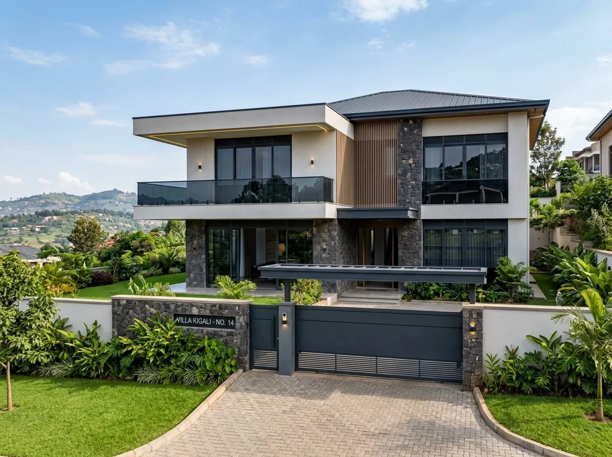 Modern Luxury Villa Handover - Turnkey Construction Project in Rwanda by Haharwa